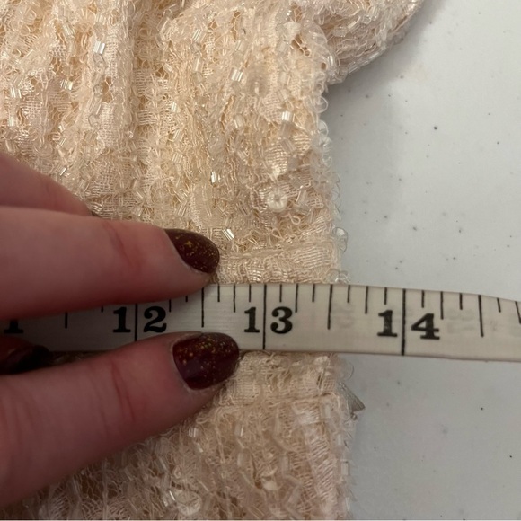 MAC DUGGAL 93679 dress gown pink size 6 formal long sleeve lace beaded NWT - Picture 16 of 16